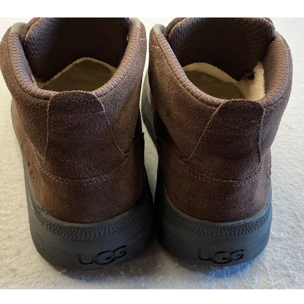 UGG Neumel Weather Hybrid Brown Suede Chukka Boots Mens 11 Lug Sole 1151773